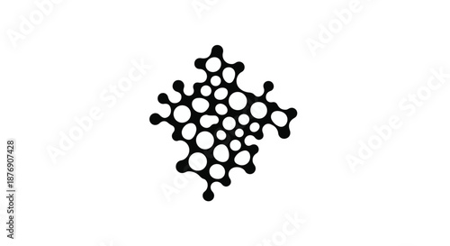 abstract background made of glossy spheres