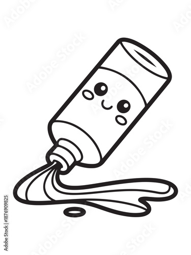 Wallpaper Mural Super cute Stationery School with a bold and easy coloring book for kids. Torontodigital.ca