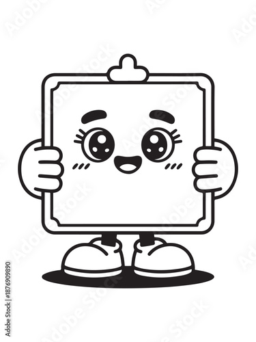 Wallpaper Mural Super cute Stationery School with a bold and easy coloring book for kids. Torontodigital.ca