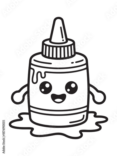 Wallpaper Mural Super cute Stationery School with a bold and easy coloring book for kids. Torontodigital.ca