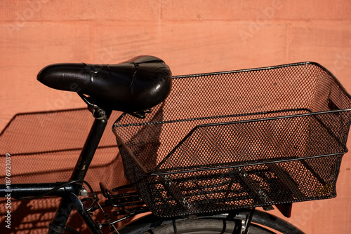 Fahrrad in der tiefstehenden Abendsonne