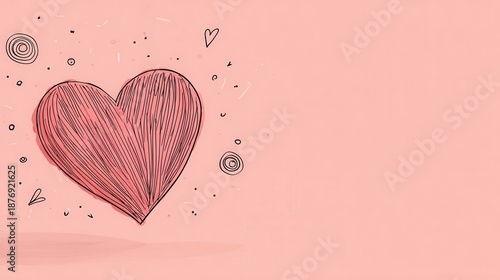 Wallpaper Mural valentines abstract background with soft hearts Torontodigital.ca