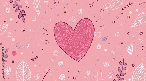 Wallpaper Mural valentines abstract background with soft hearts Torontodigital.ca