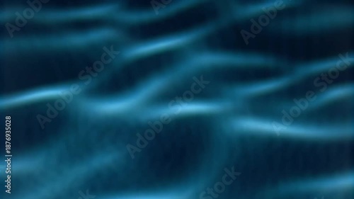 Abstract blurred blue water surface texture for video background loop