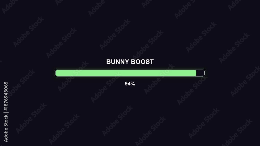 custom made wallpaper toronto digitalEaster progress bar animation shows bunny boost loading to completion in a simple visual display