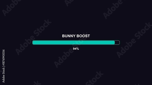 Wallpaper Mural Easter progressbar animation showing bunny boost loading at full capacity while maintaining a simple design Torontodigital.ca