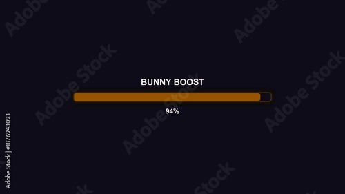 Wallpaper Mural Easter progressbar animation displays bunny boost reaching full completion in a simple visual Torontodigital.ca