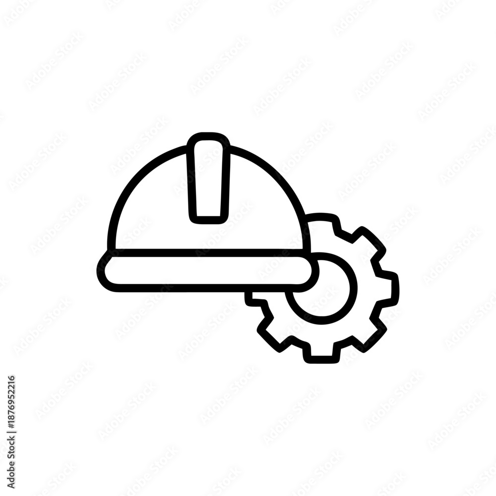 Fototapeta premium vector illustration of electric plug lamp and cable icon