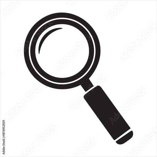 Magnifying glass icon vector