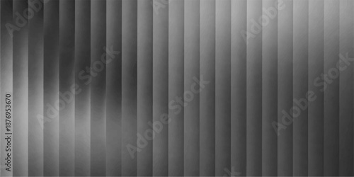 Industrial brushed metal texture background with gray steel stripes and silver metallic lines creates a sleek wallpaper design on a light grey textured surface
