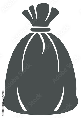 Drawstring Bag Isolated Illustration Graphic Resource Gift Sack Storage Container