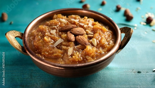 A Dynamic Image Of Freshly Made Gajar Ka Halwa