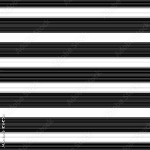 Black and white stripes abstract background overlay. Motion effect. Graphic illustration with transparent background.