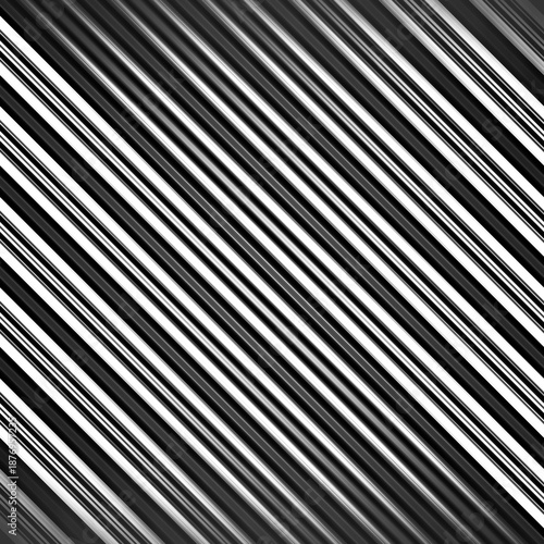 Black and white stripes abstract background overlay. Motion effect. Graphic illustration with transparent background.