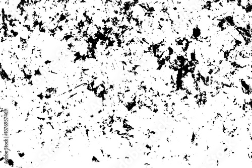Rustic grunge texture with grain and stains. Abstract noise background. PNG graphic illustration with transparent background.