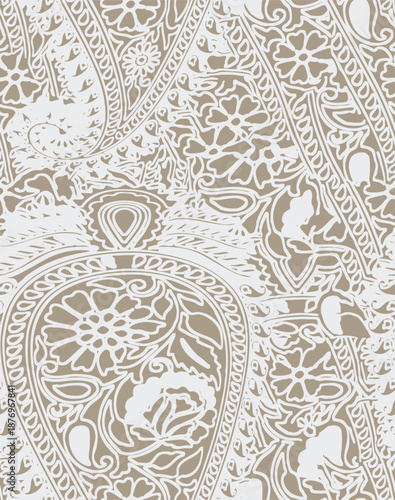 layered geo floral watercolor textured seamless pattern tropical seamless minimalist trendy abstract print flower shapes art illustrations modern hand drawn vector template for design