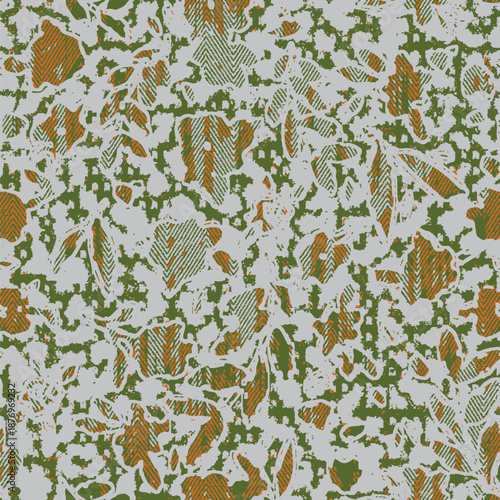 Watercolor painted abstract visual art messy, colorful different geometric stains isolated . Grunge element for paper design