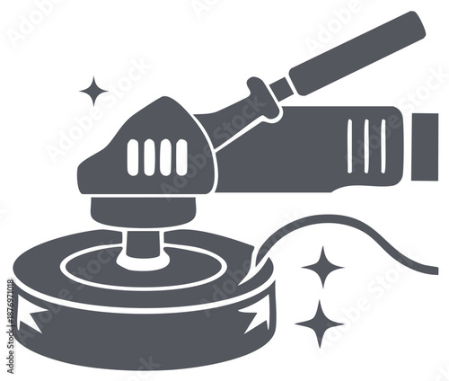 Rotary Polisher with Rotating Pad for Smoothing and Detailing Surfaces