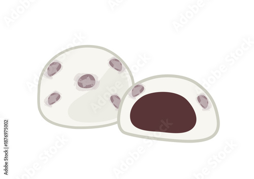 美味しそうな豆大福