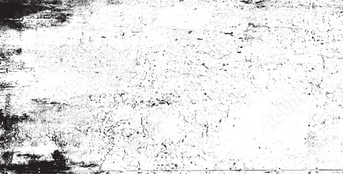Scratched and Cracked Grunge Urban Background Texture Vector. Dust Overlay Distress Grainy Grungy Effect. Distressed Backdrop Vector Illustration. Isolated Black on White Background. EPS 10.