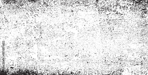 Abstract vector noise. Small particles of debris and dust. Distressed uneven background. Grunge texture overlay with fine grains isolated on white background. Vector illustration. EPS10.