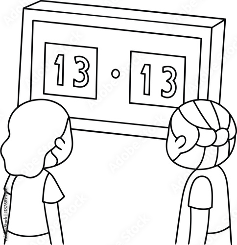 Volleyball Scoreboard Game Competition Match Point Result