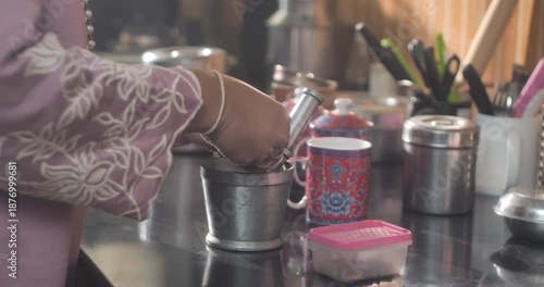 Wallpaper Mural Homemade Herbal Tea by an Indian Housewife, Natural Immunity Booster Drink Torontodigital.ca