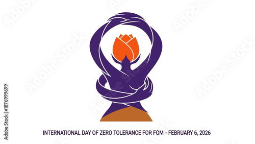 International Day of Zero Tolerance for FGM awareness campaign logo