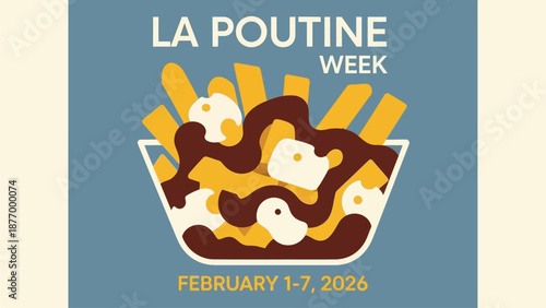 La Poutine Week celebration with delicious Canadian dish