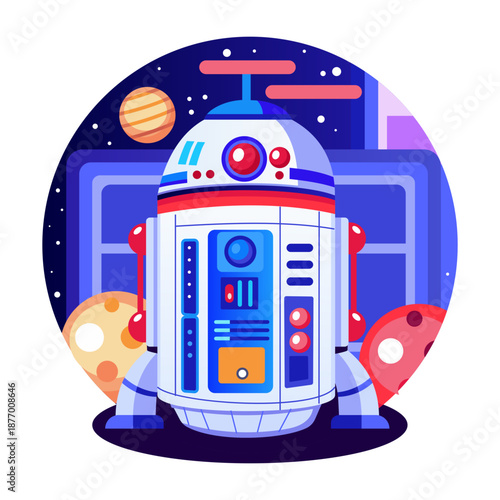 A flat style illustration showing clone pod