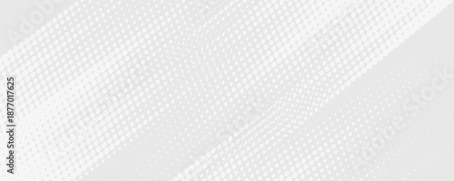 Dot white gray wave light technology texture background. Abstract big data digital concept.