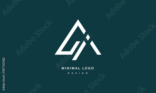 AI / IA Letter Logo – Modern Artificial Intelligence Tech Monogram Design