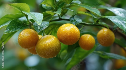 Calamansi a citrus hybrid mainly grown in the Philippines is also called calamondin Philippine lime or lemon and originates from the Philippines and nearby regions