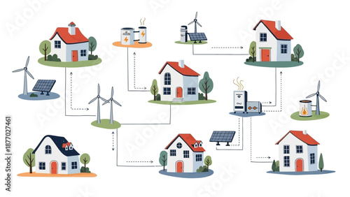Houses with Renewable Energy Sources.