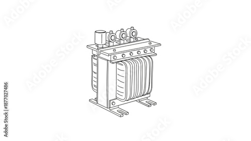 Electrical Transformer Equipment Industrial Machinery.