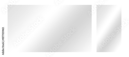 Realistic glass reflection and screen glare set on a transparent background. Shiny transparent window, laptop, monitor, smartphone, and TV panel set. Clear plastic sheets, see-through PNG glass set. 