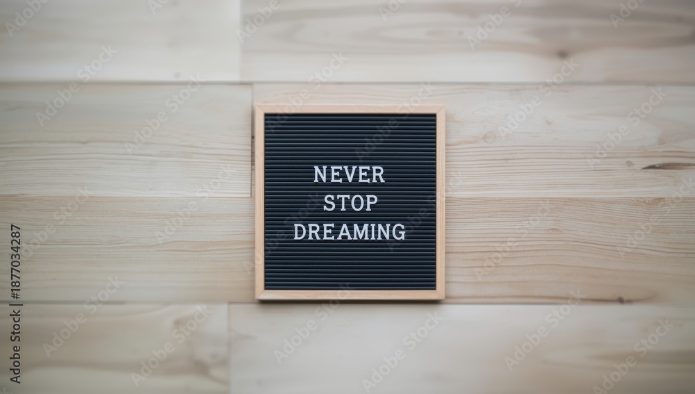 Obraz premium Letter board arrangement displaying 