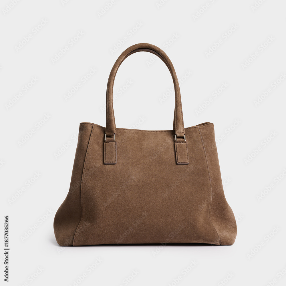 Naklejka premium Women's handbag on a white background.