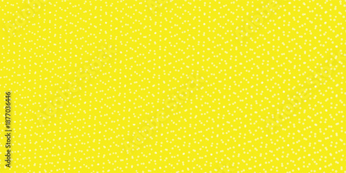 Pop art lemon yellow background with halftone patterns in comic book style, vector.