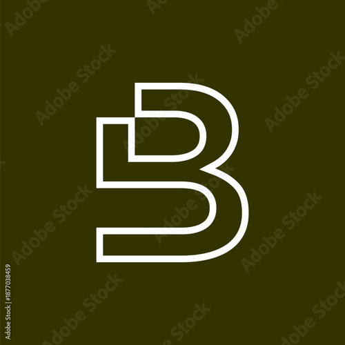 Modern Minimalist Letter B Logo Design Variations Branding Identity