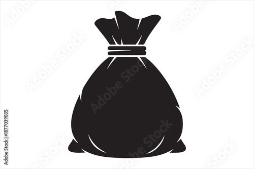 Silhouette of a sack Vector
