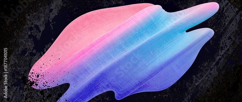 暗闇に浮かぶ幻想的なグラデーション形状背景