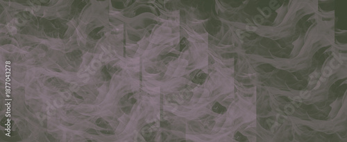 Subtle smoky lilac wisps on a dark olive background create an abstract textured pattern