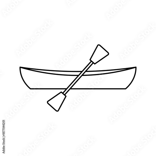 boat kayak icon, Vector Design Template. vector illustration. Navigation icon