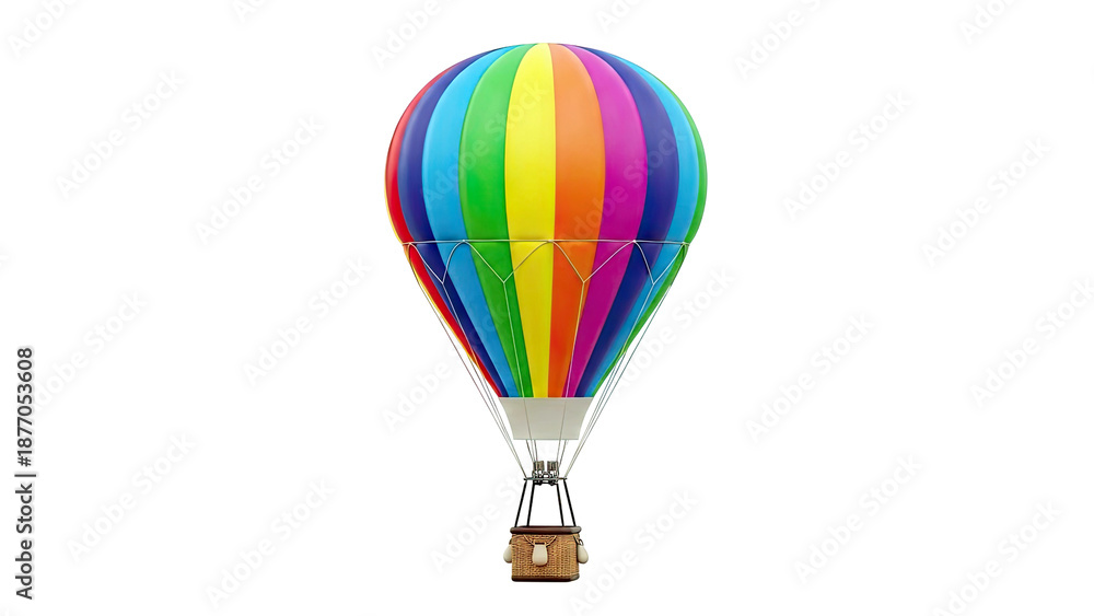 Fototapeta premium Colorful Hot Air Balloon