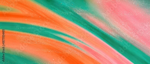 夏色が溶け合う抽象グラデーション背景