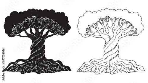 A vibrant close-up photograph of a professional photographer using a modern DSLR camera to capture a scenic landscape during the golden hour at a popular travel destination