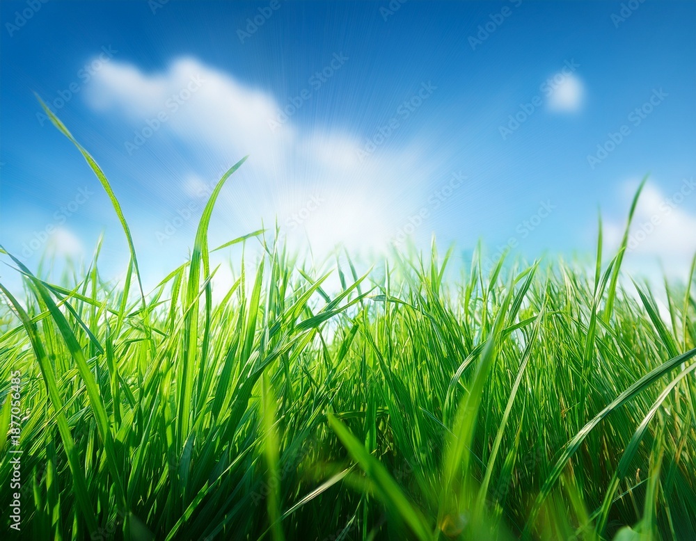 Fototapeta premium grass and sky