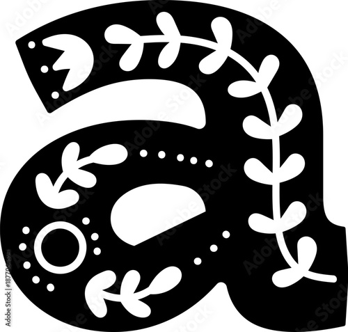 Scandinavian Alphabet A Letter