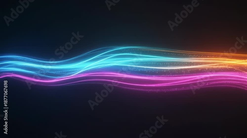 Cinematic Energy Light Streak with Smooth Flow